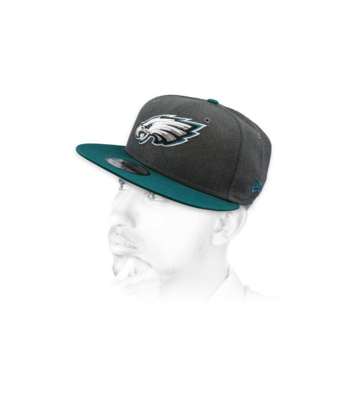 Snapback Eagles grau Snapback NFL Heather Eagles 9Fifty